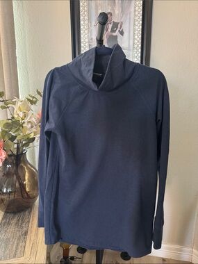 Patagonia Navy Cowl Neck Pullover Sweater dress